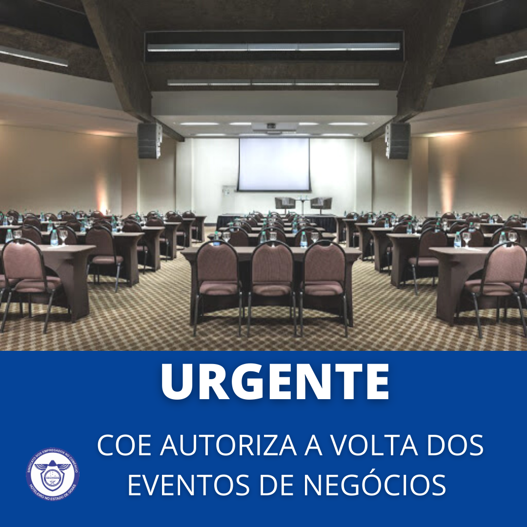 No momento, você está visualizando COE autoriza o retorno dos eventos de negócios